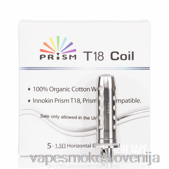 Vape Petrol Innokin Prism T18 / T22 Nadomestne Tuljave 1,5 Ohm Tuljave